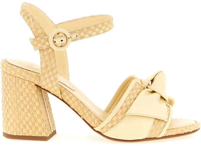 Alexandre Birman Multicolor Cowhide Platform Sandals