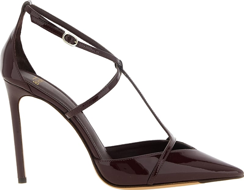 Alexandre Birman Bordeaux Calfskin High Heel Pumps