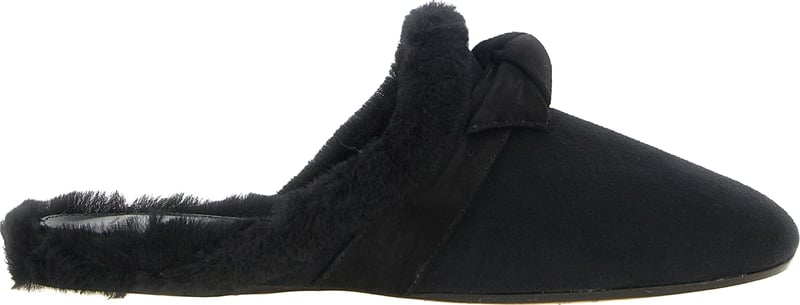 Alexandre Birman Black Calfskin Mules