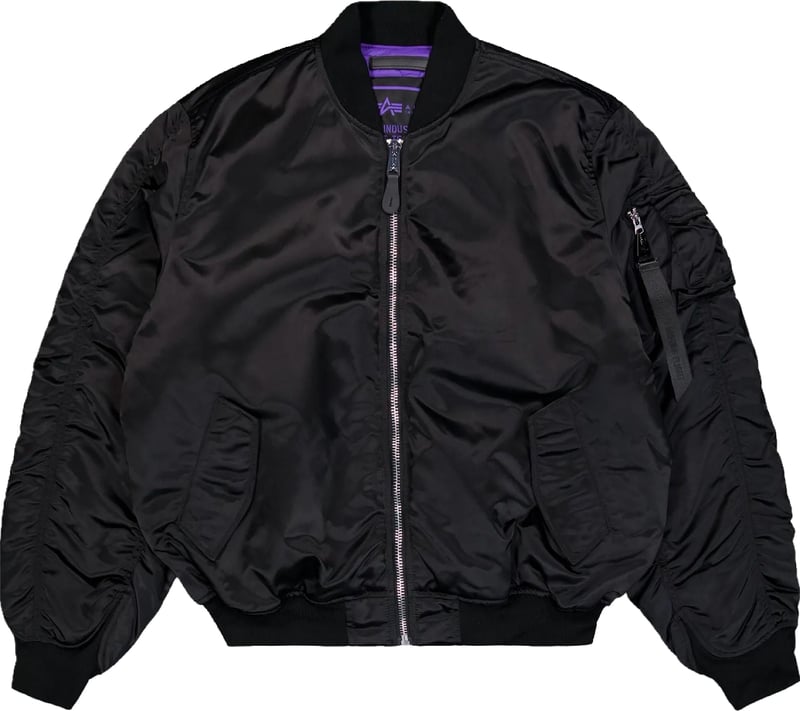 Bomber MA-1 Ultra Violet Nero