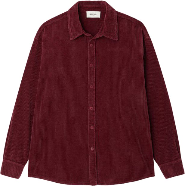 overshirt velours bordeaux