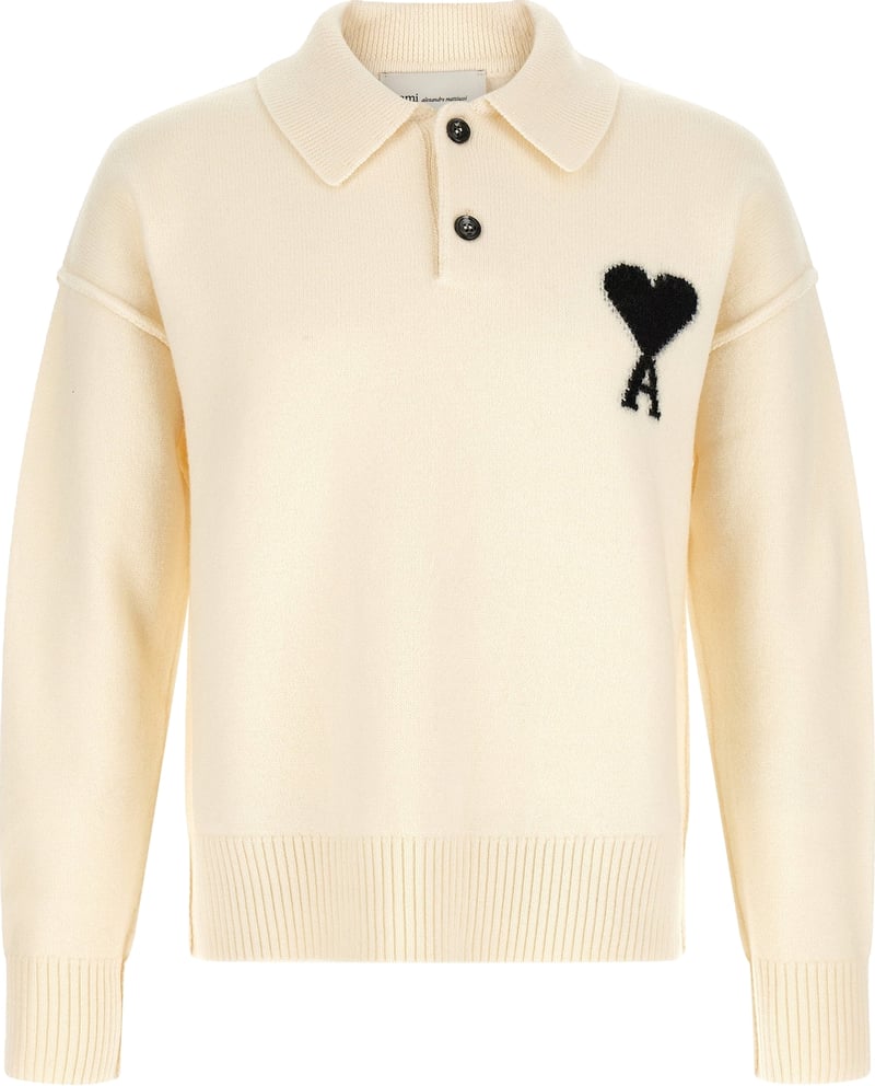 Ami Paris Ami De Coeur Polo Shirt
