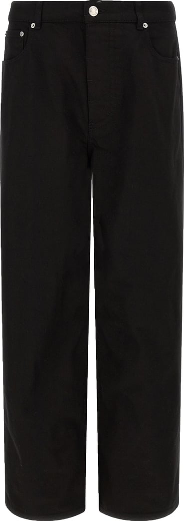 Ami Paris Black Cotton Relaxed Fit Jeans
