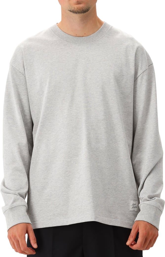AMI Paris Longsleeve Grijs Heritage Ami Paris Label
