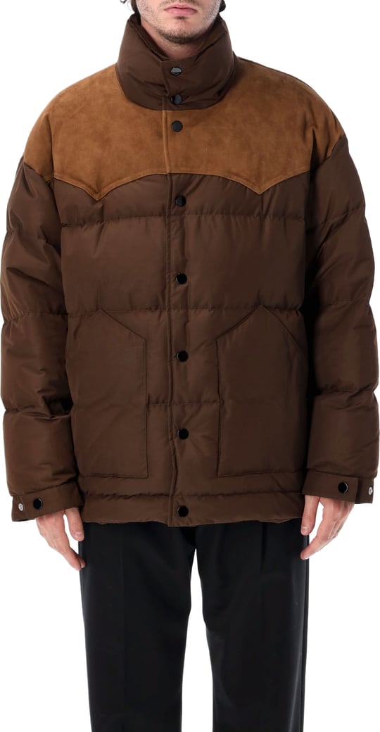 Overshirt Suede Marrone