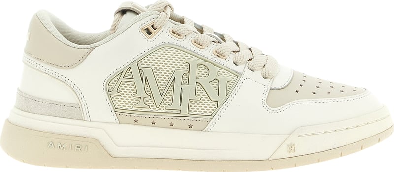 Amiri White Calfskin Low Top Sneakers