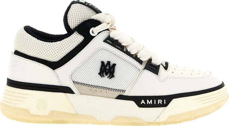 Amiri Bicolor Calfskin Athletic Sneakers