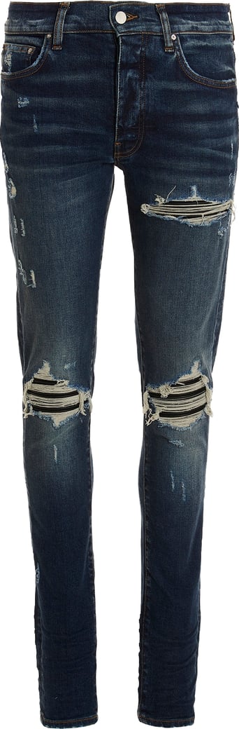 Amiri Blue Cotton Skinny Jeans