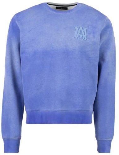 Amiri MA Bar Logo Crewneck 'Blauw'