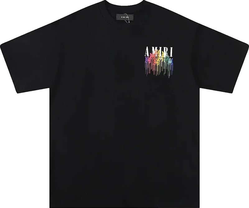 Amiri MA Drip Collage T-shirt 'Zwart'
