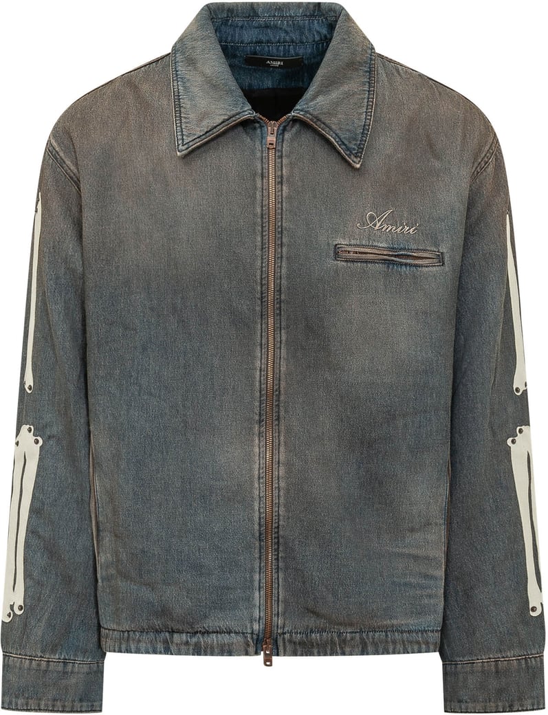 Blouson Lea Bones con Zip