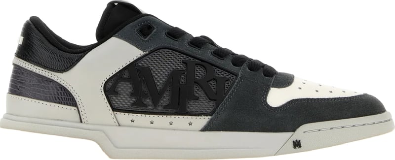 Amiri Two-tone leather and fabric Classic Low sneakers