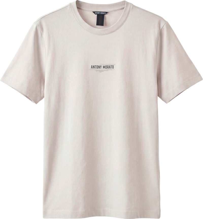 Chalk regular-fit t-shirt in cotton jersey with print on front