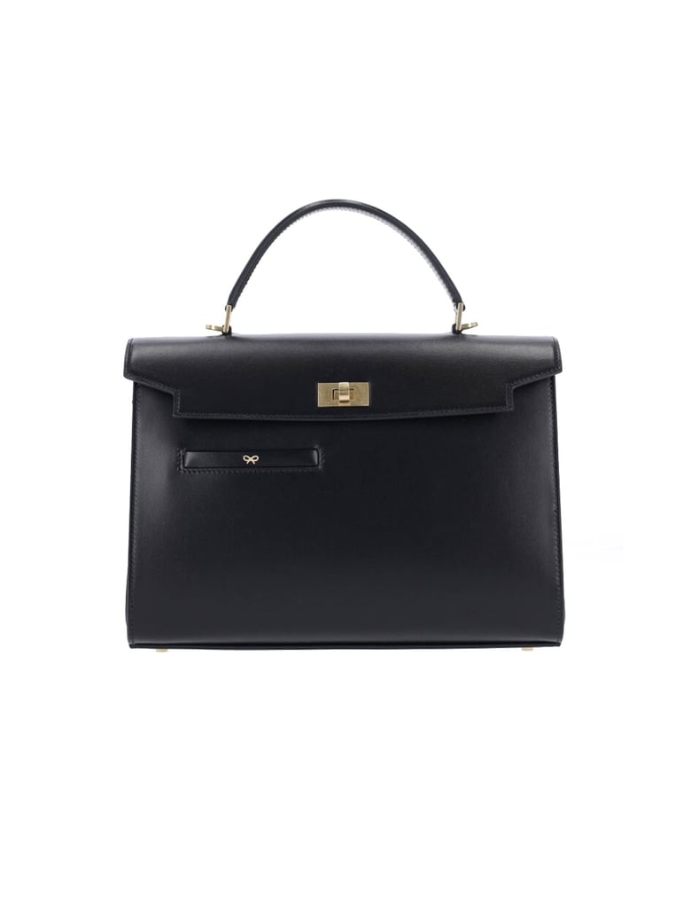 Black Mortimer Calf Leather Handbag