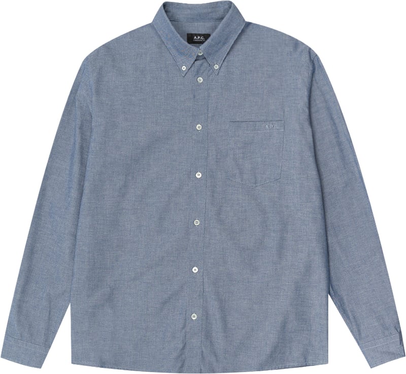 hemd blauw