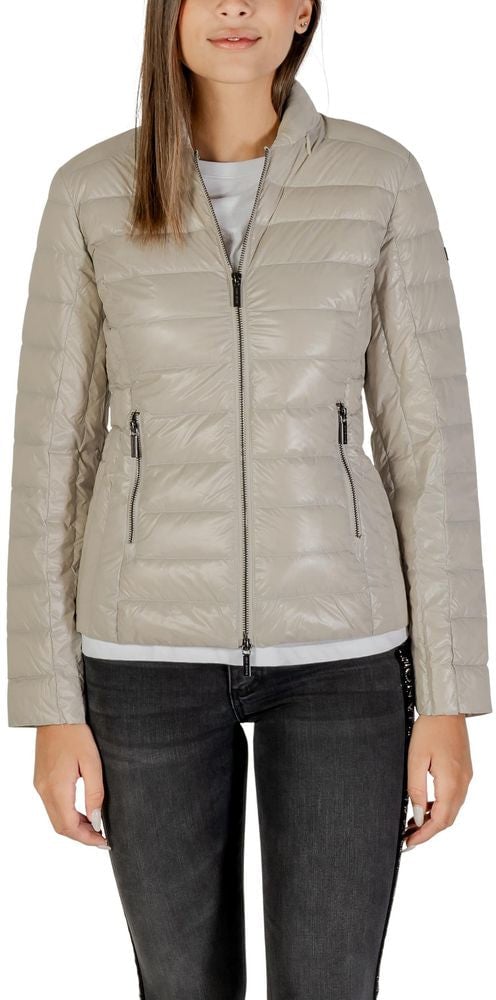 Armani Exchange Beige Polyamide Coat