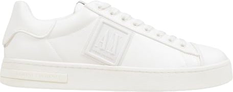 Armani Exchange White Polyester Low Top Sneakers