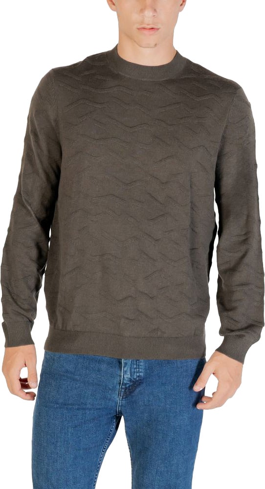 Armani Exchange Green Marabou Sweatshirt