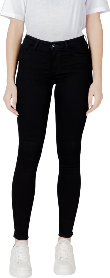 Armani Exchange Black Cotton Skinny Jeans