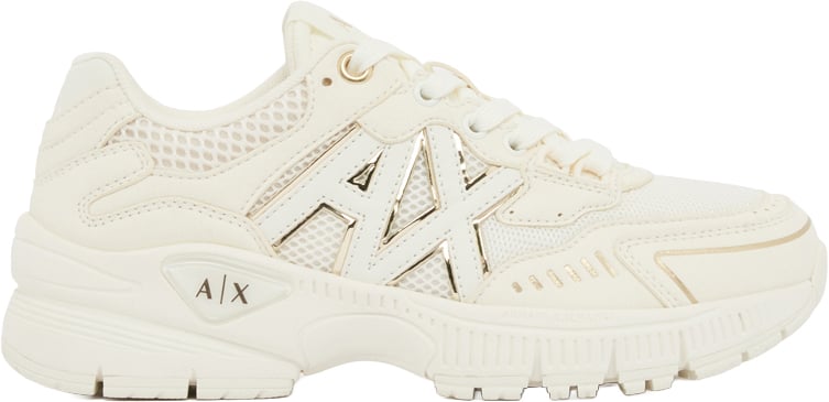 Sneakers Off White/Pale Gold