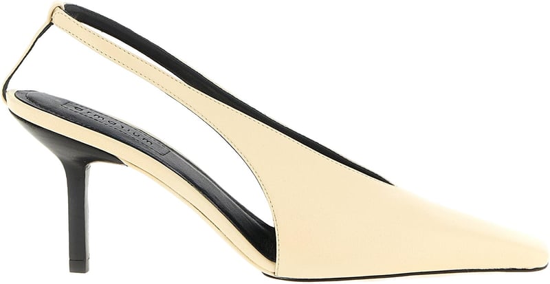 Armarium Beige Lambskin High Heel Pumps