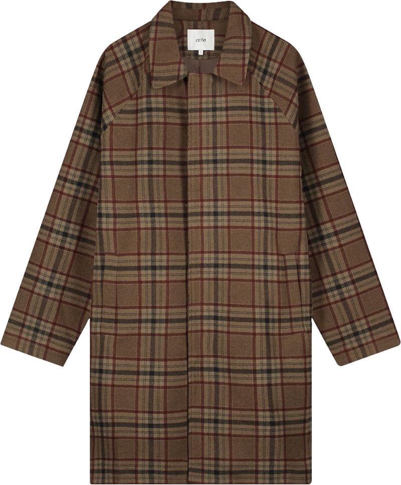 Cappotto Check Plaid