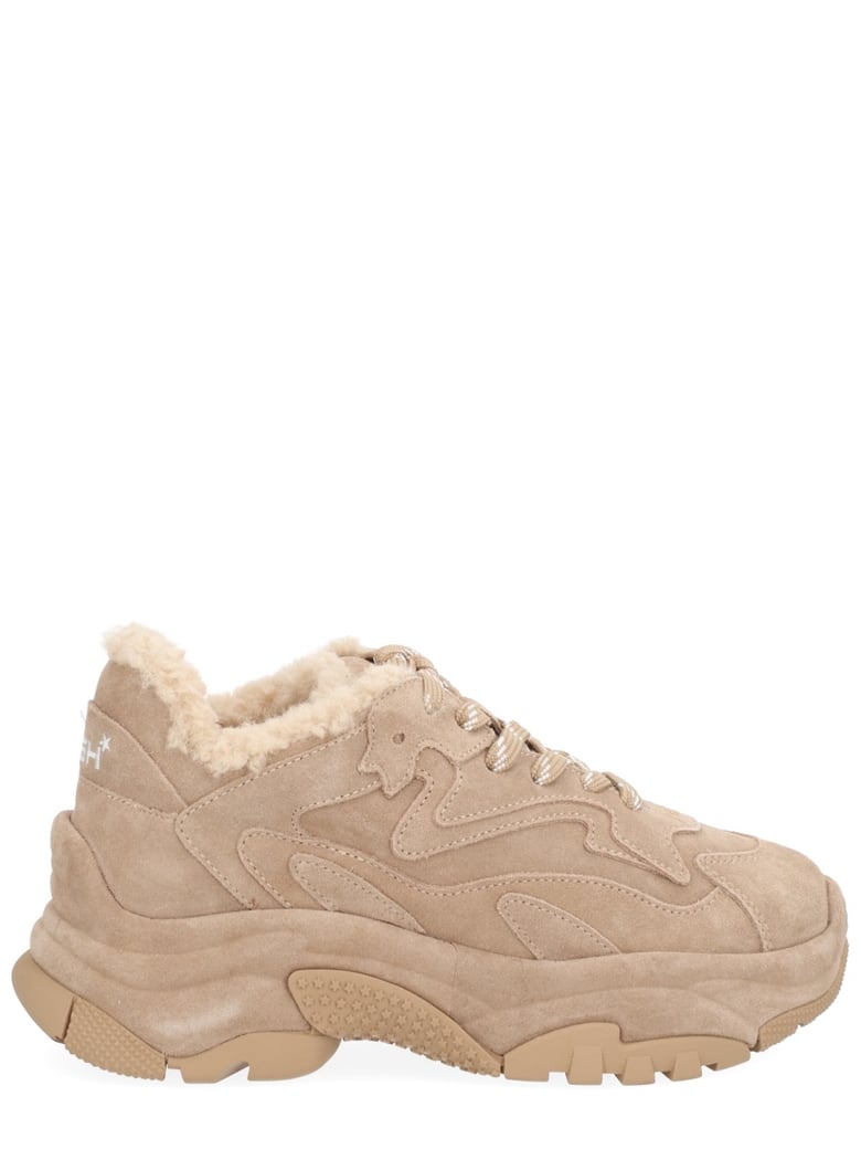 Addict Bis Fur Suede Sneakers