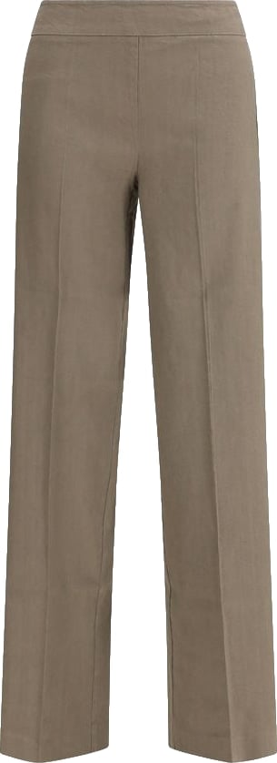Avenue Montaigne Beige Linen Casual Pants