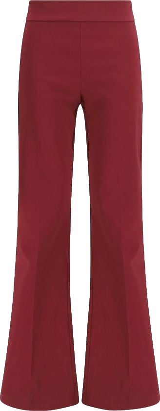 Avenue Montaigne Bordeaux Viscose Casual Pants