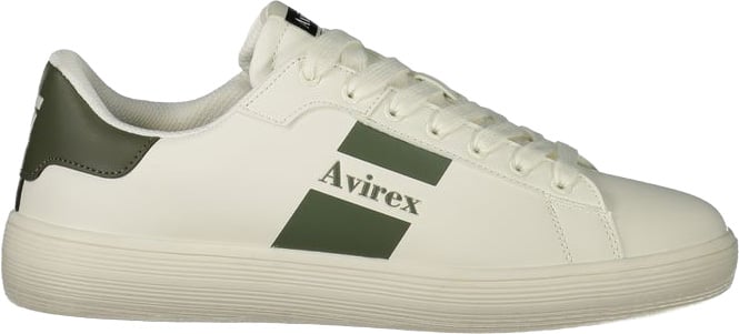 Avirex White Polyurethane Men's Sneaker