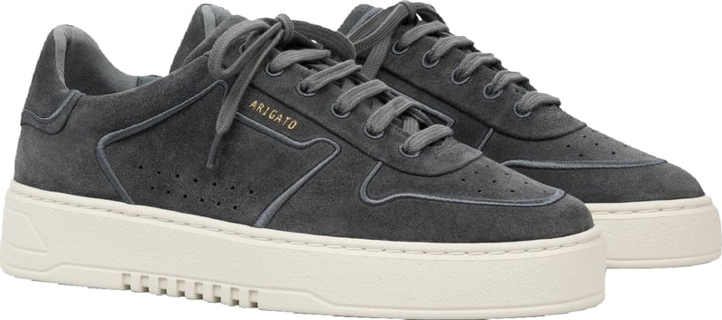 Heren Orbit sneaker met borduurwerk grijs wit