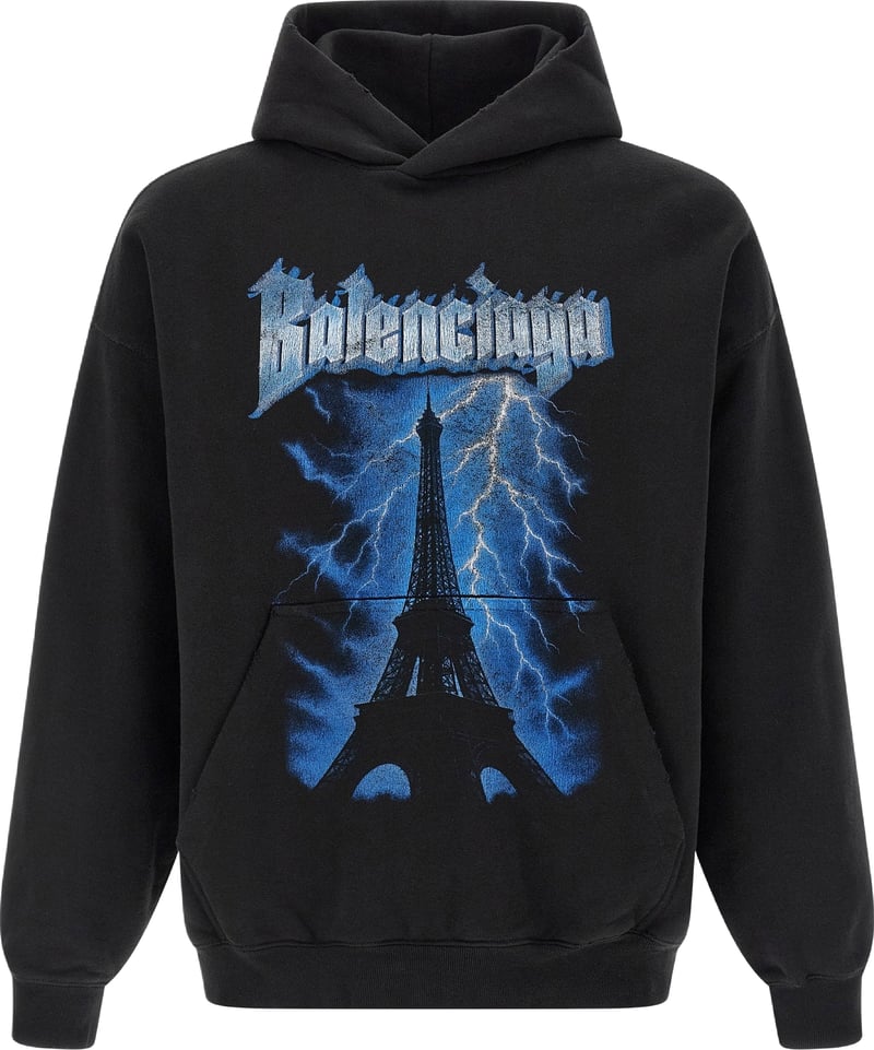 Balenciaga Paris Thunderstorm Hoodie