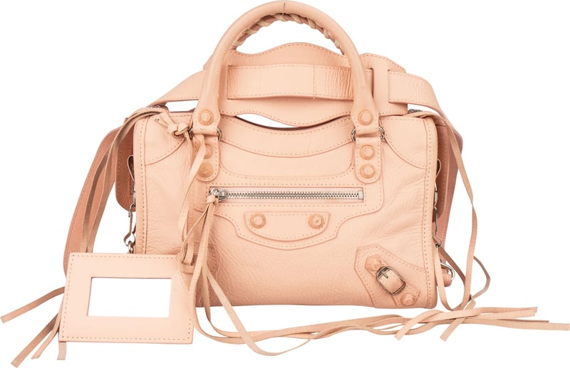 Balenciaga Leather City Mini Handbag