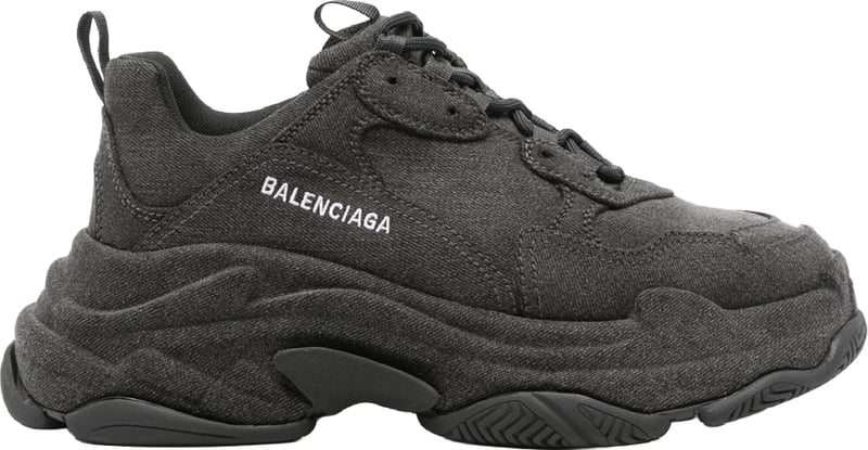 Balenciaga Triple S Dad Shoe Women's Sneakers Black