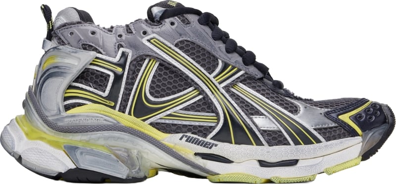 Balenciaga Runner Men's Sneakers Grey Yellow White