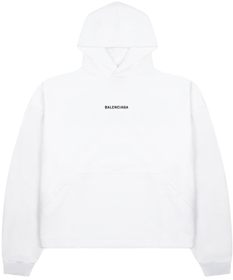 Cropped Hoodie With Minimalist Design And Iconic Logo