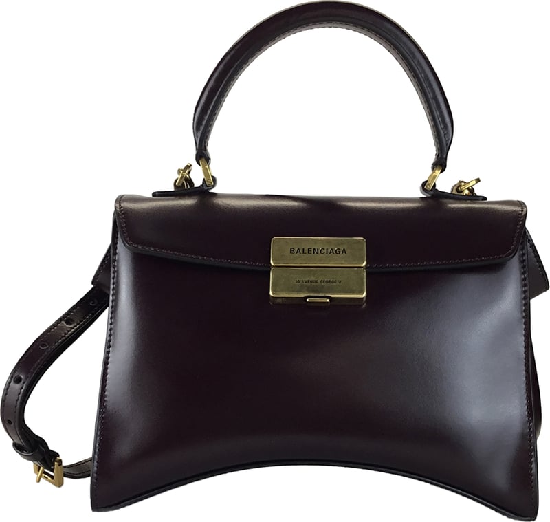 Hourglass Avenue Small handbag in leather