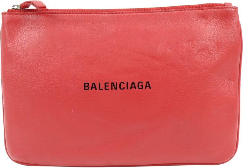 Balenciaga Everyday Logo Printed Leather Medium