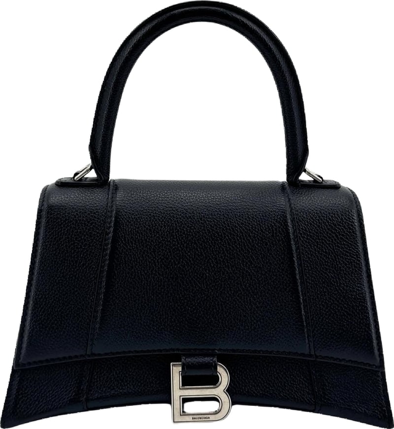 Balenciaga Hourglass Top Handle Leather XS