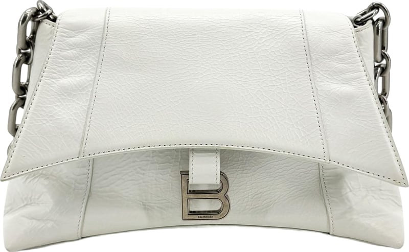 Balenciaga Downtown S Chain-Handle Leather XS