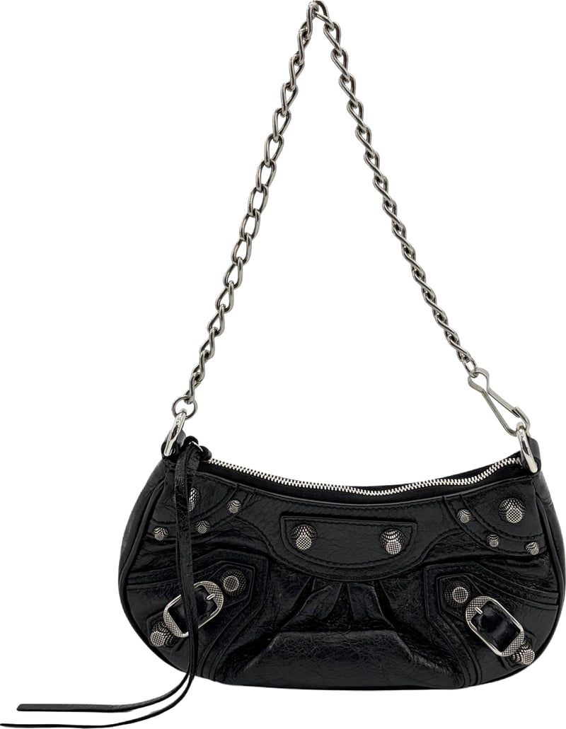 Balenciaga Le Cagole Giant Studs Chain Leather XS