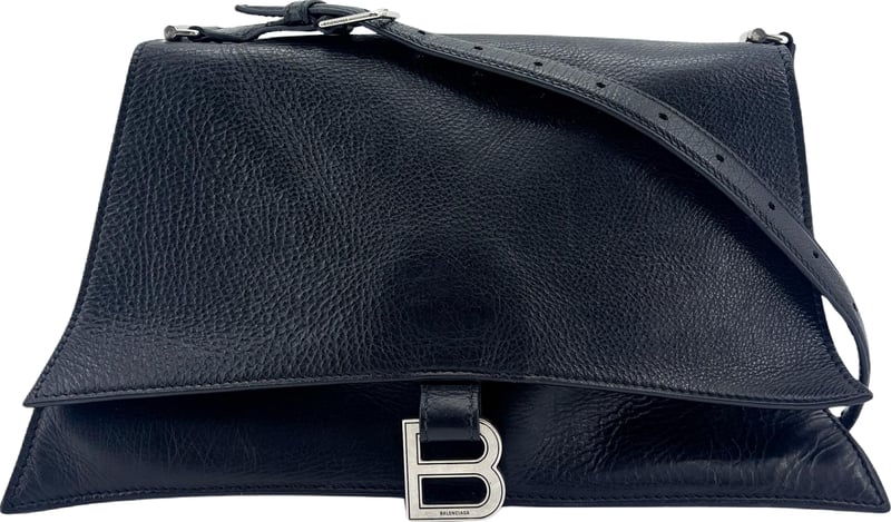 Balenciaga Downtown Soft Hourglass Leather Medium
