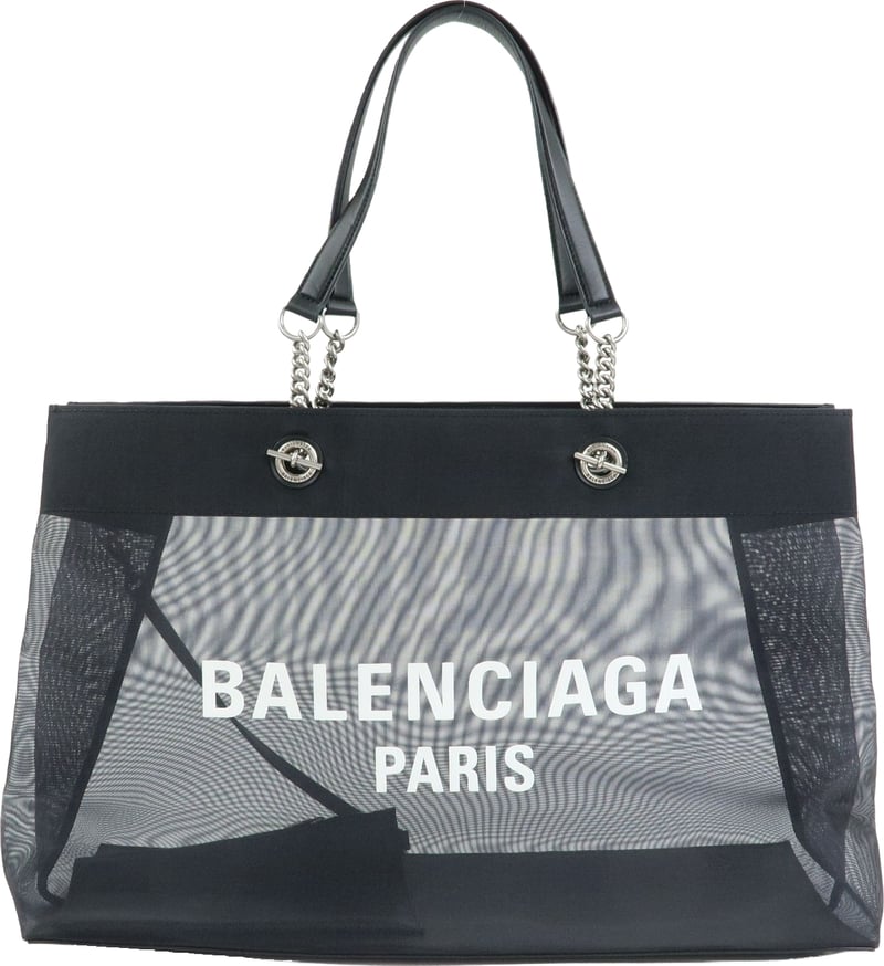 Balenciaga Duty Free Mesh with Leather Large