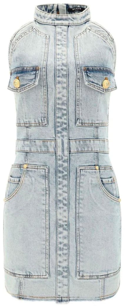 Balmain Denim Mini Dress