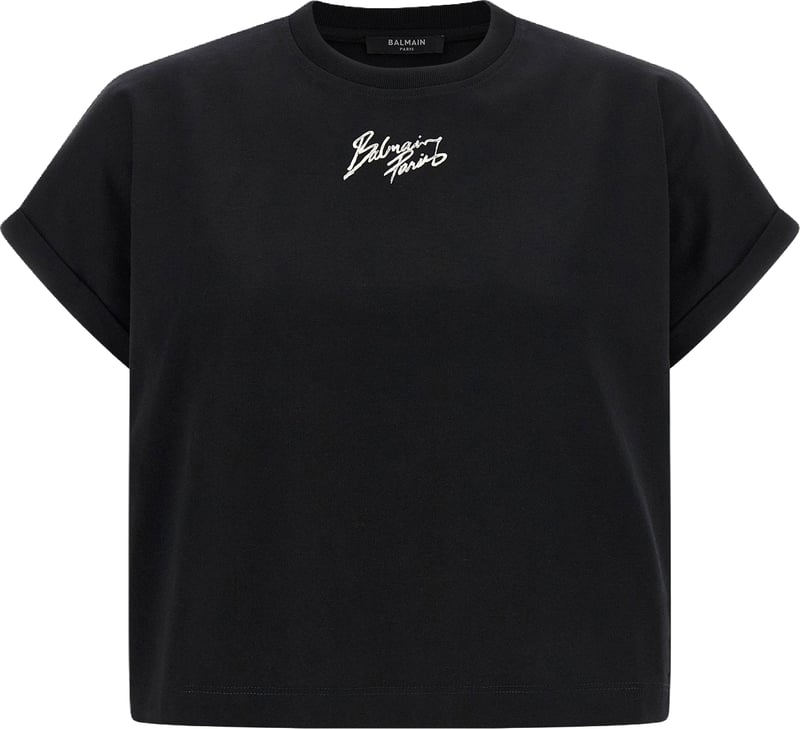Balmain Cropped T-shirt