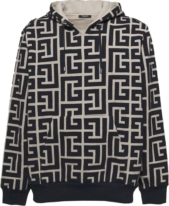 Balmain Beige Cotton Sweatshirt