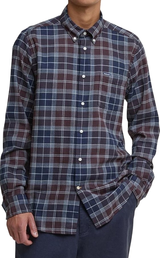 Tailored Flanellina Check Shirt with Classic Collar