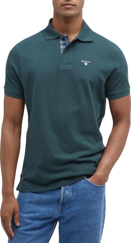 Barbour Bicolor Cotton Polo Shirt