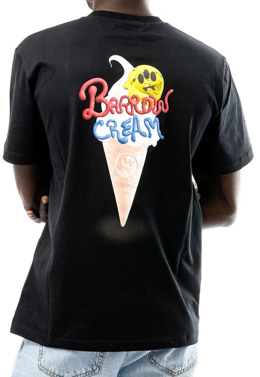 jersey t-shirt ijsje rug zwart