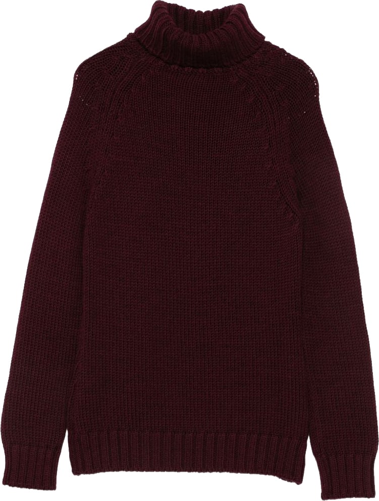 Base Wool Turtle-Neck Sweater